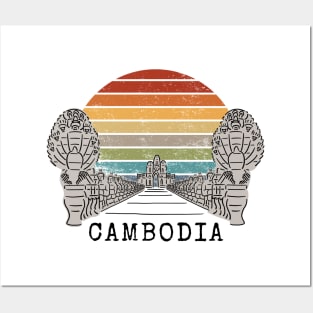 Angkor Thom Majesty: Cambodia's Ancient Wonder -- Vintage Edition V2 Posters and Art